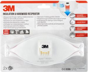 3m ZB FIJNSTOFMASKER FFP3 9332C1
