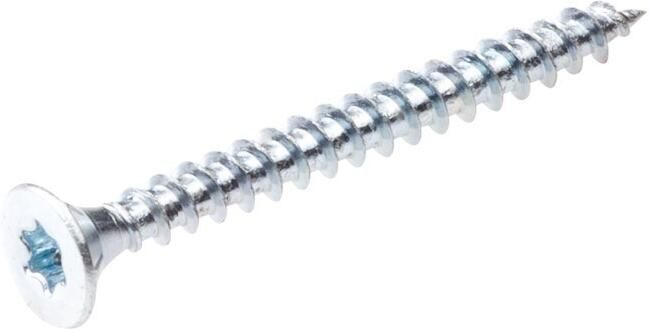 4tecx Assortiment spaanplaatschroeven platverzonkenkop Torx 1273-delig verzinkt