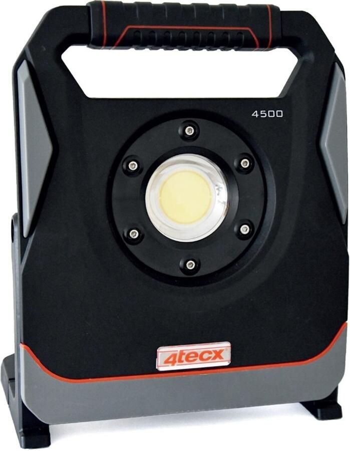 4tecx Bouwlamp LED klasse 3 multi accu 45W 4500 lumen