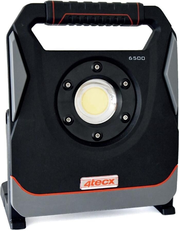 4tecx Bouwlamp LED klasse 3 multi accu 65W 6500 lumen