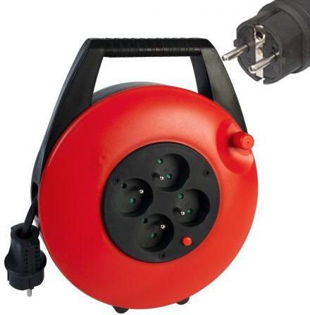 4tecx Kabelhaspel economy NL KBR15T 15m thermisch beveiligd