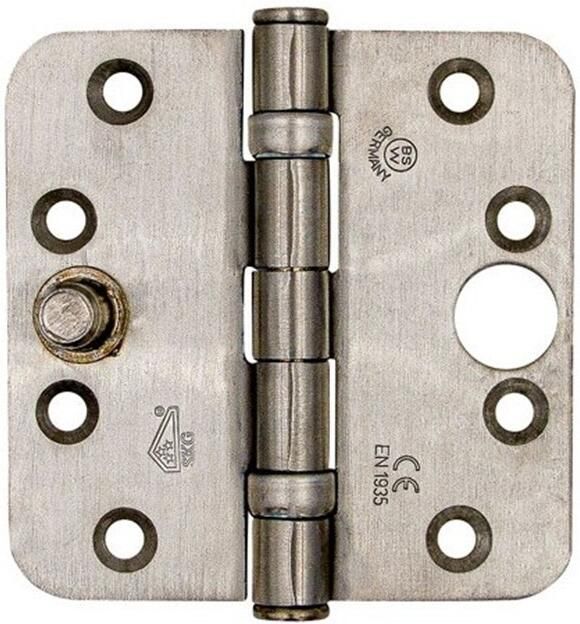 4tecx Kogellagerscharnier VH 89x89x2 4mm SKG*** verzinkt RD