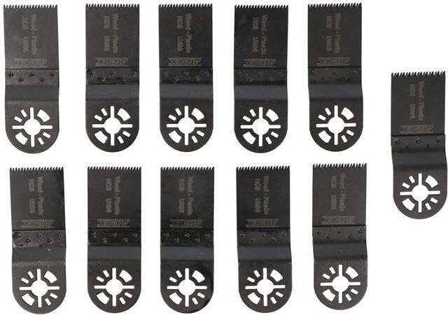 Mtools 4tecx Multizaagblad universeel 06 precisie hcs 34 x 40 mm 10 + 1 stuks |