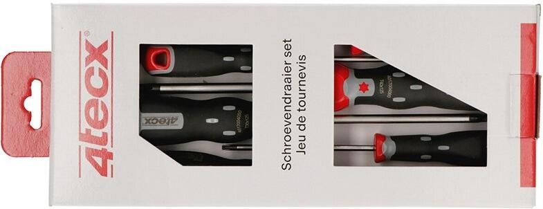 4tecx Schroevendraaier set Torx 6-delig Tx-10-40