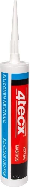 Mtools 4tecx Siliconenkit neutraal transparant grijs 310ml |