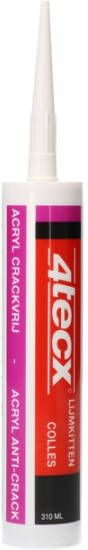 Mtools 4tecx Acrylaat kit crackvrij wit 310ml |