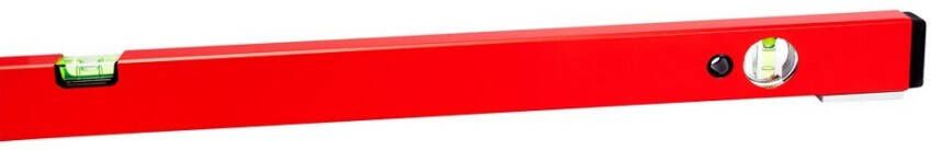 4tecx Aluminium waterpas kokermodel 2 libellen 1000mm met magneet