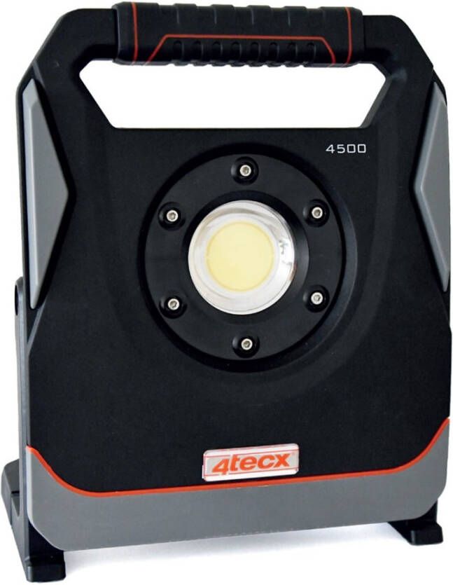 4tecx Bouwlamp LED klasse 3 multi accu 45W 4500 lumen