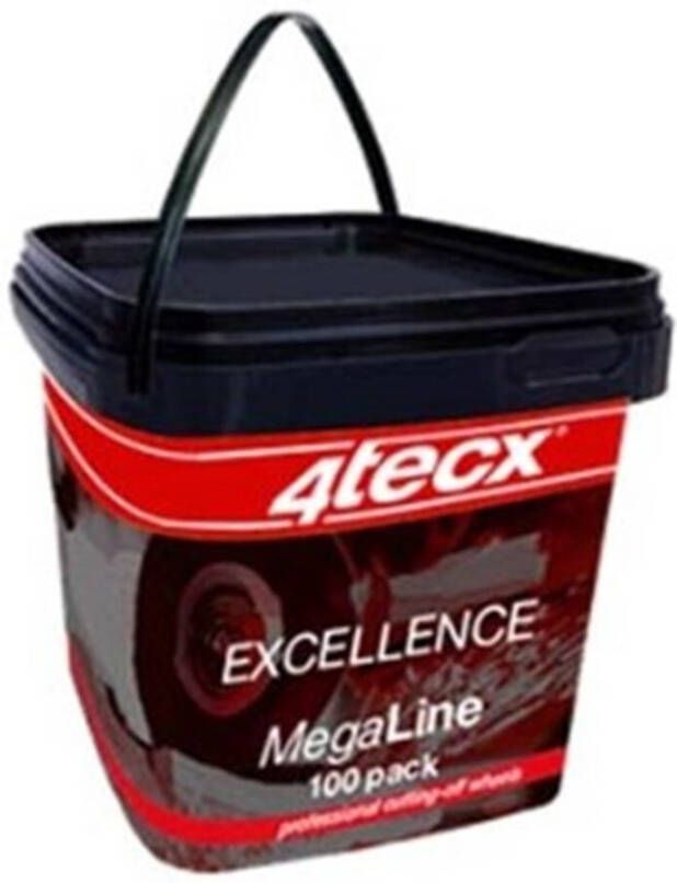 4tecx Doorslijpschijf Mega-Line A60V BF41 125 x 1 0 x 22 23mm 100 stuks