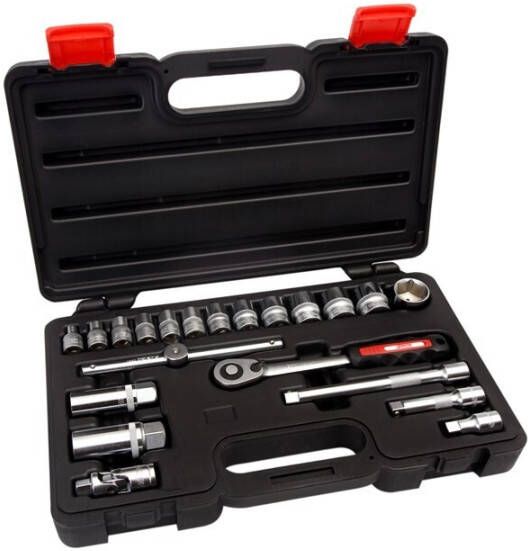 Mtools 4tecx Dopsleutelset 3 8" 21-delig |
