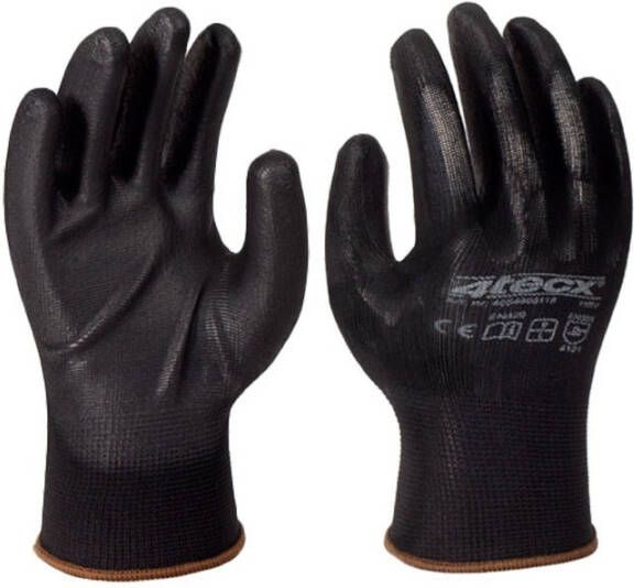 Mtools 4tecx Handschoen pu zwart 3 paar |