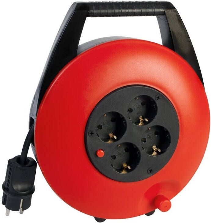 4tecx Kabelhaspel economy NL KBR15T 15m thermisch beveiligd