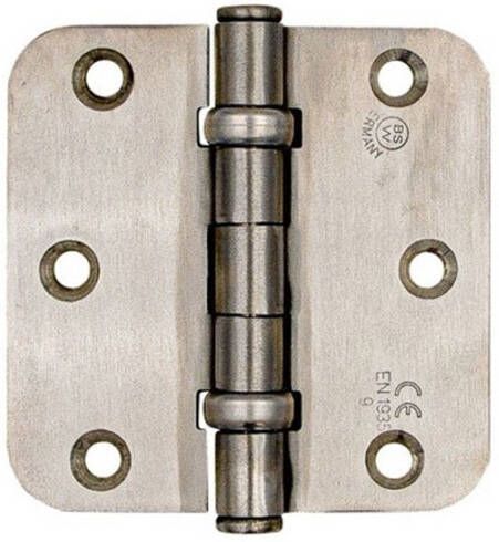 4tecx Kogellagerscharnier 76x76x2 4mm verzinkt RD - Foto 1