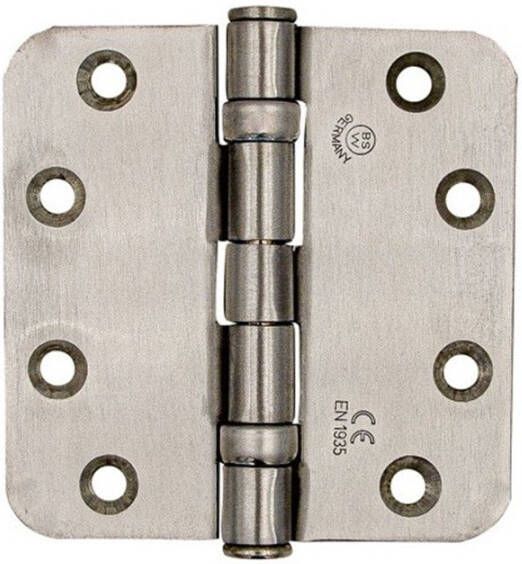 4tecx Kogellagerscharnier 89x89x2 4mm verzinkt RD