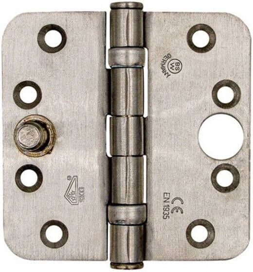 4tecx Kogellagerscharnier VH 89x89x2 4mm SKG*** verzinkt RD