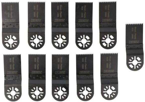 Mtools 4tecx Multizaagblad universeel 06 precisie hcs 34 x 40 mm 10 + 1 stuks |