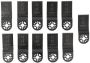 Mtools 4tecx Multizaagblad universeel 06 precisie hcs 34 x 40 mm 10 + 1 stuks | - Thumbnail 1