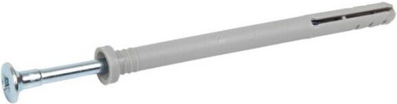 Mtools 4tecx Nagelplug cilinderkop met kraag 8 60 20 100 stuks |