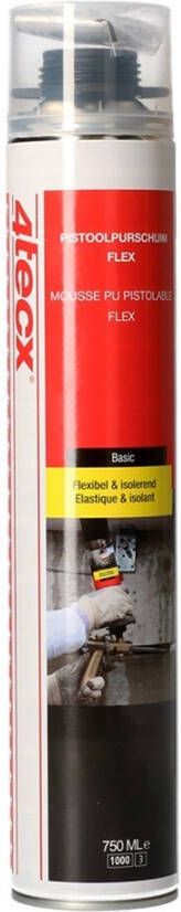 Mtools 4tecx Pistoolpurschuim flexibel basic 750ml |