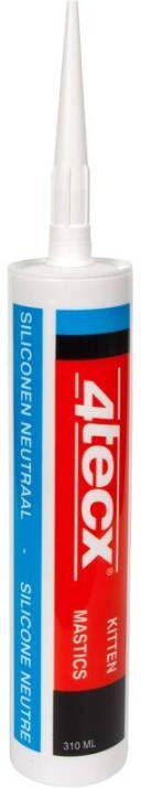 Mtools 4tecx Siliconenkit neutraal RAL 9001 crème wit 310ml |