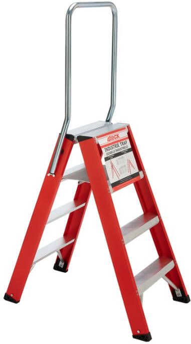 Mtools 4tecx Trap dubbel oploopbaar aluminium 2 x 4 tredes met beugel |
