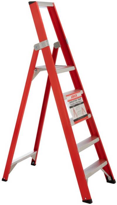 Mtools 4tecx Trap enkel oploopbaar aluminium 1 x 5 tredes |
