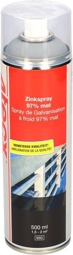 4tecx Zinkspray 97% mat 500ml - Foto 1