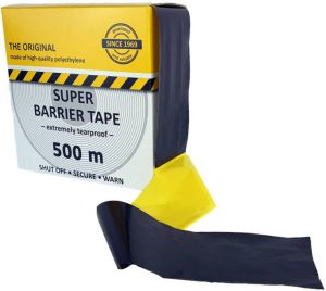 TancCo Kelma Afzetband geel zwart blok 500m 3280003