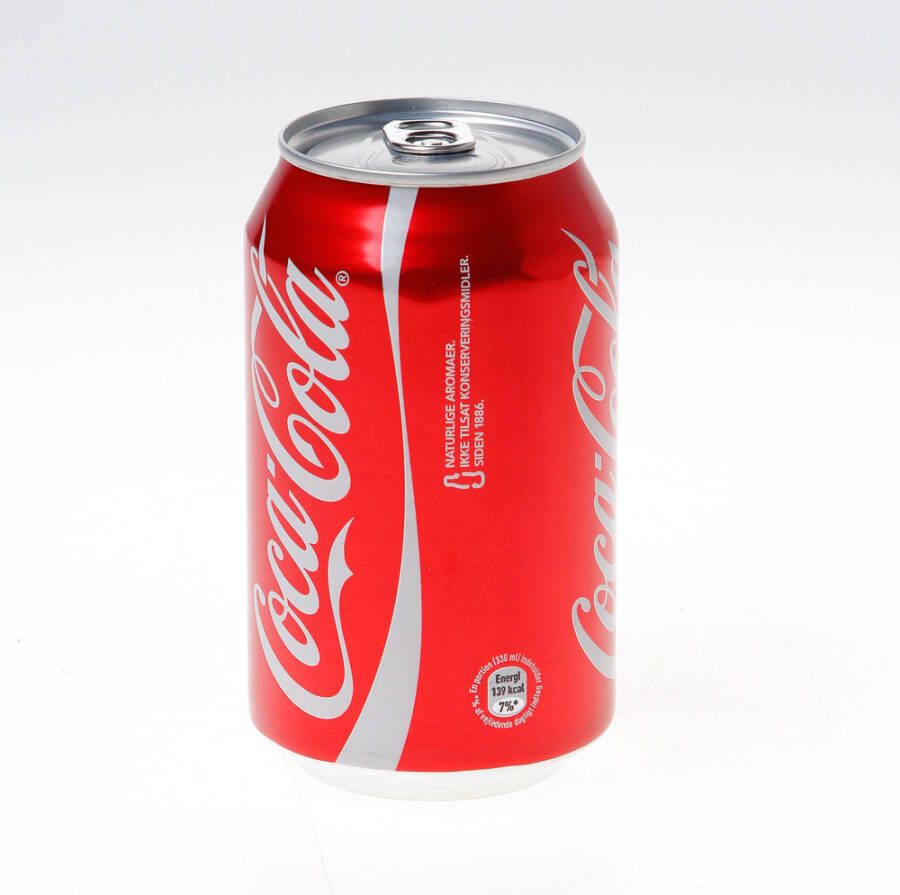 Algemeen Blikje Coca Cola regular 33cl*