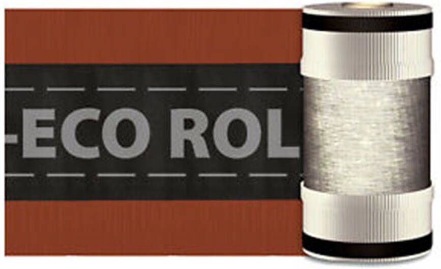 Algemeen Delta-Eco Roll ondervorst rood 5mtrx310mm