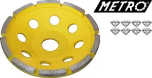 Algemeen Diamant komsteen Metro dia 110mm asgat 22.2mm enkel