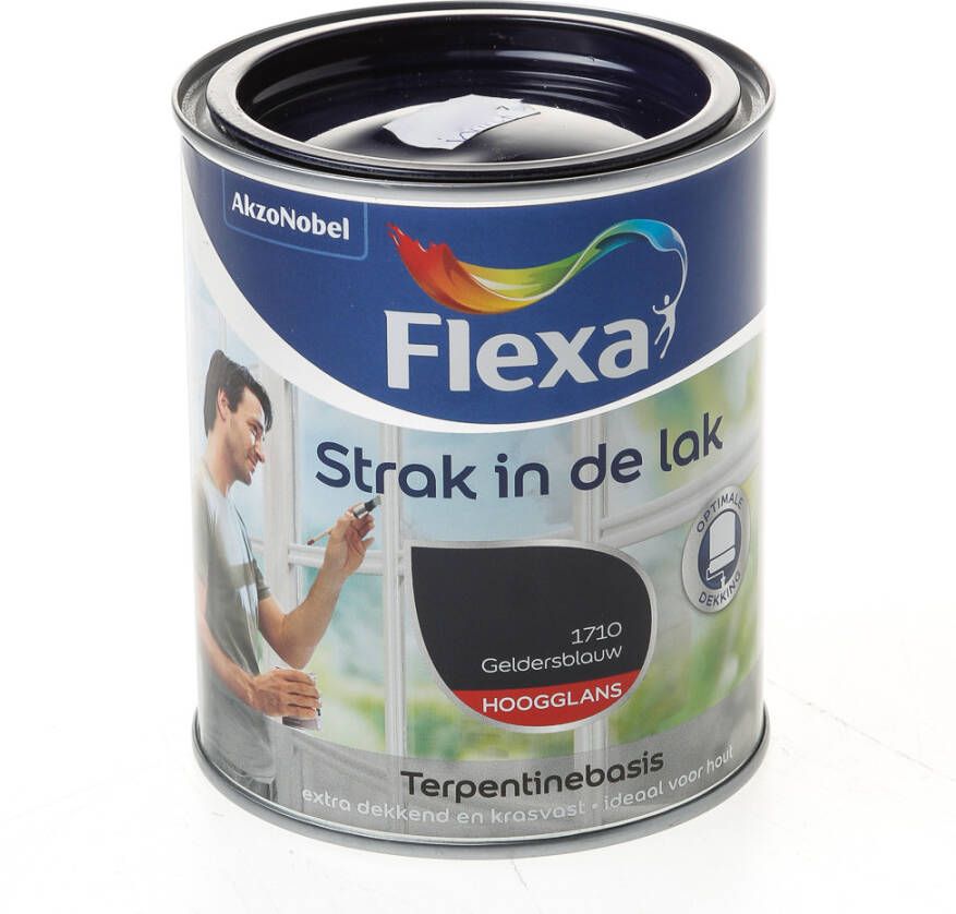 Algemeen Flexa hoogglans blauw750ml