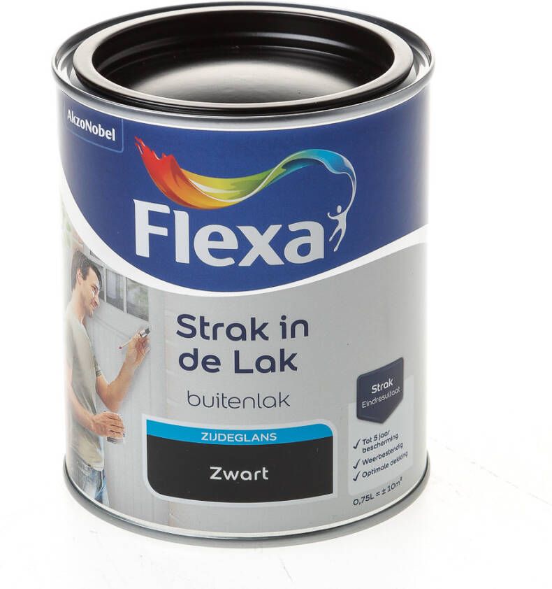 Algemeen Flexa zijdeglans zwart 750ml