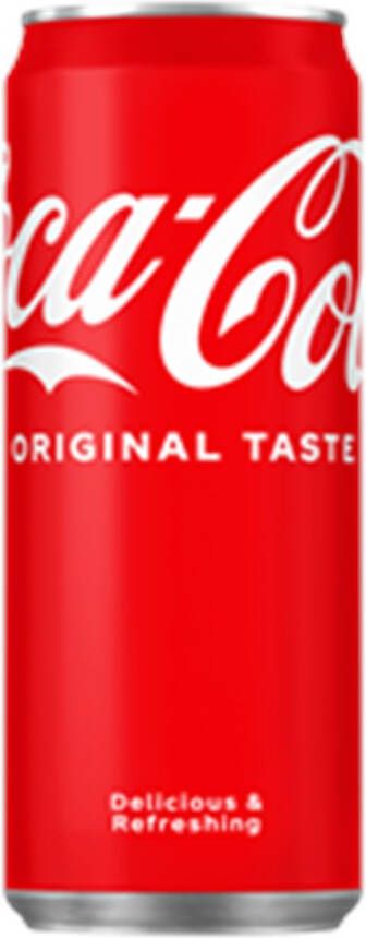 Algemeen Frisdrank Coca-Cola regular blik (24x33cl)