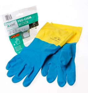 Algemeen Handschoen pro-chem latex plus mt.9