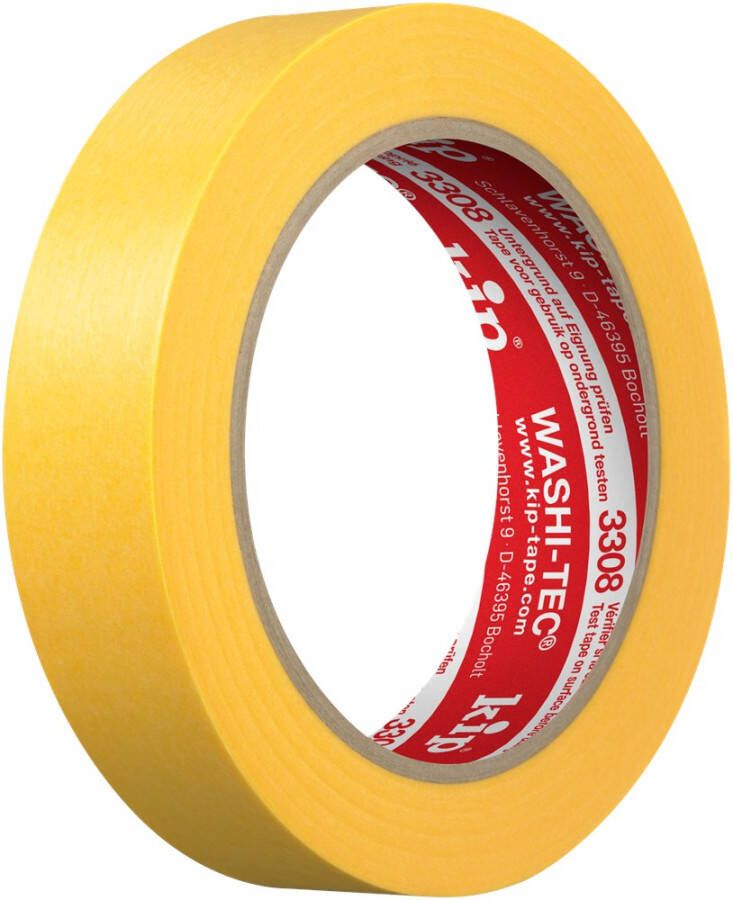 Algemeen Kip Fine-Line tape Premium Plus geel 3308 24mm x 50mtr