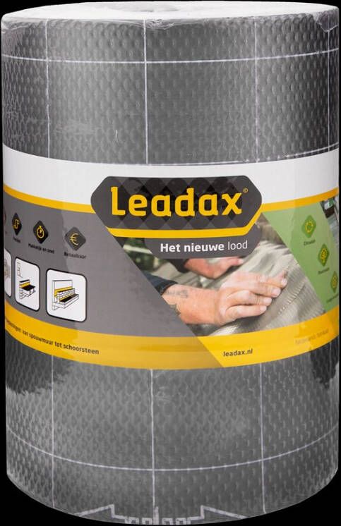 Algemeen Leadax loodvervanger 400mm grijs (6mtr)
