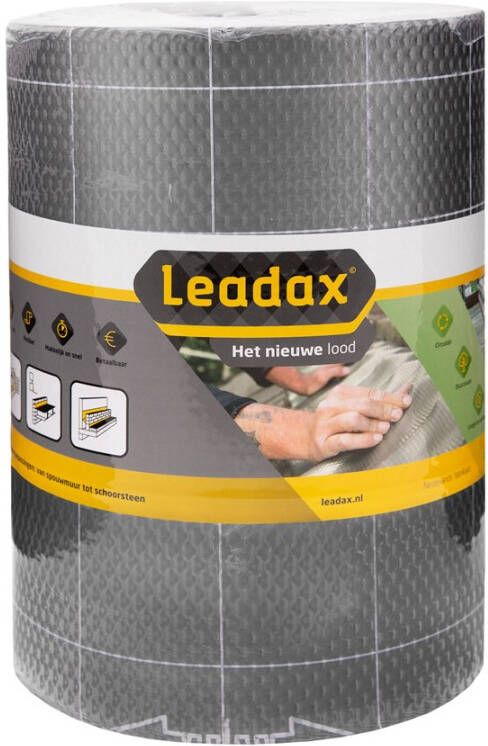 Algemeen Leadax loodvervanger 100mm zwart (6mtr)
