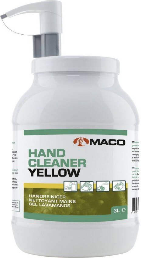 Algemeen Maco handzeep yellow met pompje (3ltr)