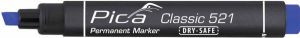 Algemeen Pica 521 41 permanent marker 2-6mm beitel blauw