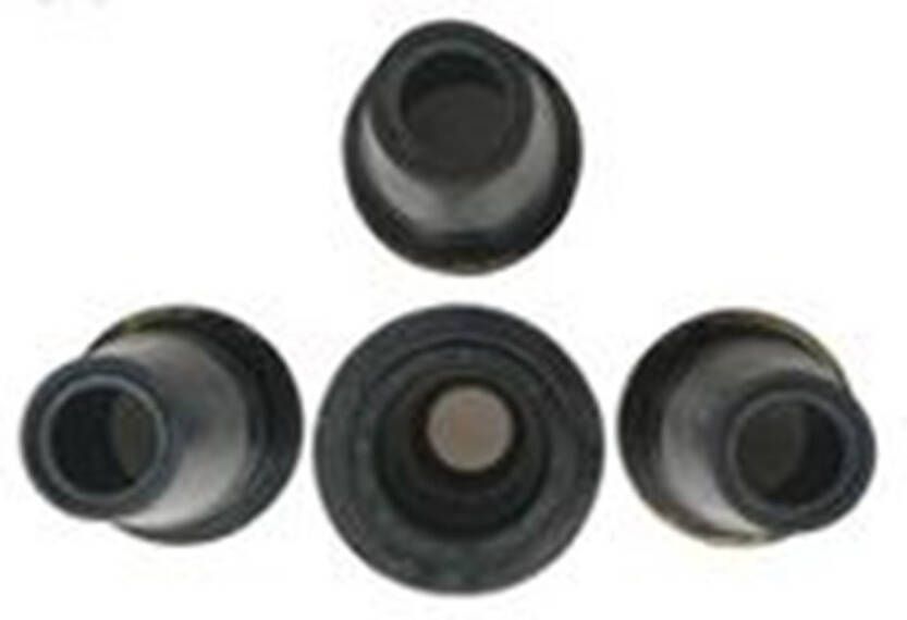 Algemeen Pootdop D22 zwart zacht lengte 45mm