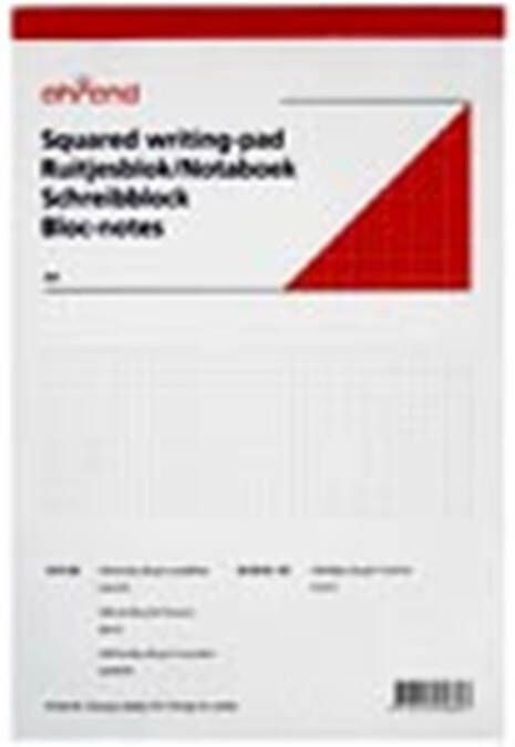 Algemeen Quantore schrijfblok A4 ruit 5mm