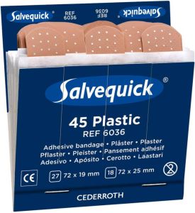 Algemeen Salvequick pleister navulling 6036 kunststof
