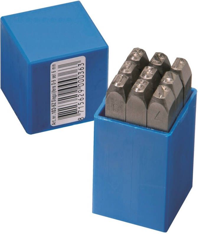 Algemeen SLAGCIJFERSET 15 MM 10015000