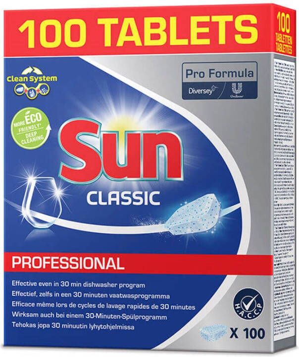 Algemeen Sun vaatwas tablet classic (100st)