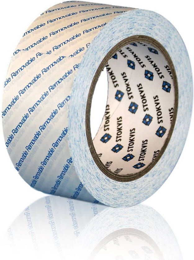 Algemeen Tape pvc wit schoonverwijderbaar 50mm (33mtr)