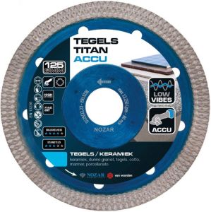 Algemeen Titan diamanttegelzaagblad accu 125x22.2mm