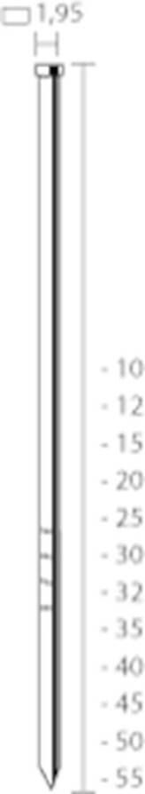 Algemeen Union nagel J15 goldlook 1.2x15mm (10000st) - Foto 1