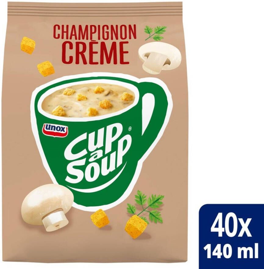 Algemeen Unox cup-a-soup champignon (40porties)