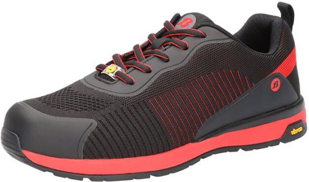 Bata Werkschoen Radiance Spark Laag S1P | Zwart Rood (W) | 00.017.115.44 - Foto 2